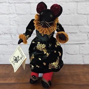 Louisa the Mouse Artist Doll by Diane Jordens Vancouver BC 18" Handmade Beadwork